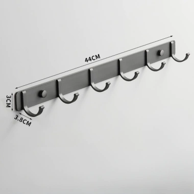 Móc treo quần áo hợp kim nhôm, thanh treo dán tường không khoan, mạnh mẽ 42.000₫ 4 Móc treo quần áo hợp kim nhôm, thanh treo dán tường không khoan, mạnh mẽ 42.000₫ 4