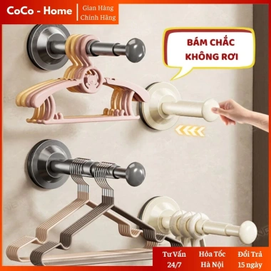 Móc treo quần áo hút chân không bám chắc đa năng CoCo GTM01 - Giá chỉ 66.000₫