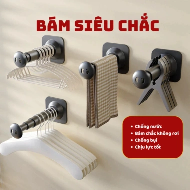 Móc treo quần áo hút chân không bám chắc đa năng Sky Home GTM02 - Tiện lợi, 49.859₫ 3 Móc treo quần áo hút chân không bám chắc đa năng Sky Home GTM02 - Tiện lợi, 49.859₫ 3