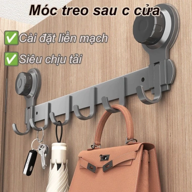 Móc treo quần áo hút chân không đa năng, Móc Cốc Hút không rỉ, lắp đặt dễ dàng, giảm giá 23% chỉ 126.788₫