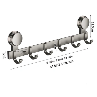Móc treo quần áo hút chân không đa năng, Móc Cốc Hút không rỉ, lắp đặt dễ dàng, giảm giá 23% chỉ 126.788₫ 2 Móc treo quần áo hút chân không đa năng, Móc Cốc Hút không rỉ, lắp đặt dễ dàng, giảm giá 23% chỉ 126.788₫ 2