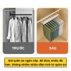 Móc treo quần áo inox 2in1 gấp gọn - Tiết kiệm diện tích, chất lượng cao, giá 48.959₫ 4