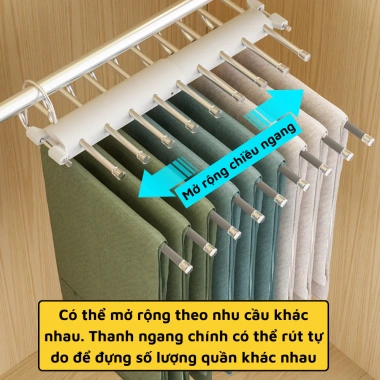 Móc treo quần áo inox 2in1 gấp gọn - Tiết kiệm diện tích, chất lượng cao, giá 48.959₫ 7 Móc treo quần áo inox 2in1 gấp gọn - Tiết kiệm diện tích, chất lượng cao, giá 48.959₫ 7
