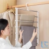 Móc treo quần áo inox 7 tầng Living C gấp gọn, tiết kiệm diện tích, đa năng - 58k 4