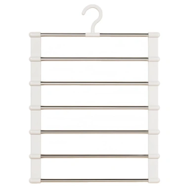 Móc treo quần áo inox 7 tầng Living C gấp gọn, tiết kiệm diện tích, đa năng - 58k 10