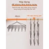 Móc Treo Quần Áo Inox Đa Năng Nhiều Kẹp Giá Rẻ 73.999đ Tiết Kiệm 7