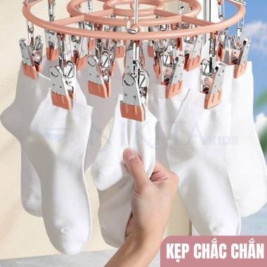 Móc Treo Quần Áo Inox Hình Tròn Nago Vòng Cung 20/24 - Kẹp Chống Gỉ Sét, Chắc Chắn, Giá 98.450₫ 8 Móc Treo Quần Áo Inox Hình Tròn Nago Vòng Cung 20/24 - Kẹp Chống Gỉ Sét, Chắc Chắn, Giá 98.450₫ 8