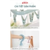 Móc treo quần áo INOX kẹp PABOO - Chùm phơi trẻ em gấp gọn 20-50 kẹp, tiện dụng 3
