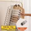 Móc Treo Quần Áo Inox Thông Minh 5-9 Tầng Đa Năng 2in1 Gấp Gọn Chất Lượng Cao HGHOME 5