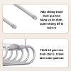 Móc Treo Quần Áo Inox Thông Minh 5-9 Tầng Đa Năng 2in1 Gấp Gọn Chất Lượng Cao HGHOME 8