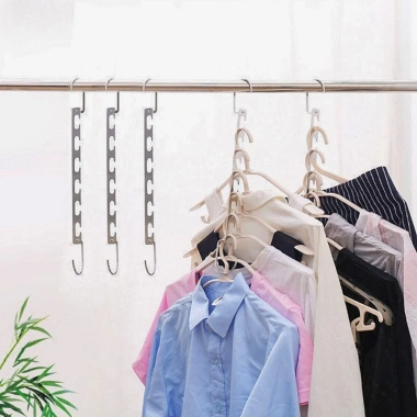 Móc treo quần áo ma thuật BENYTRO - Giá đỡ chống trượt 6 lỗ đa chức năng, giảm còn 60.060 VND 6