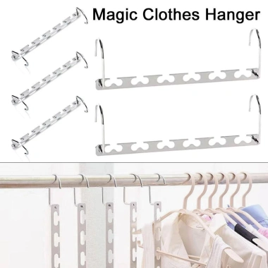 Móc treo quần áo ma thuật BENYTRO - Giá đỡ chống trượt 6 lỗ đa chức năng, giảm còn 60.060 VND 7