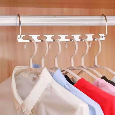 Móc treo quần áo ma thuật BENYTRO - Giá đỡ chống trượt 6 lỗ đa chức năng, giảm còn 60.060 VND 8