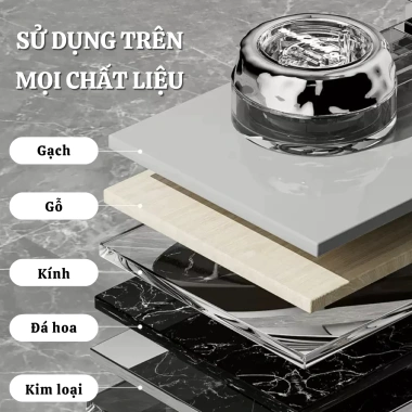 Móc treo quần áo nhà tắm hút chân không chịu lực, đa năng gắn tường bếp, còn 30.000đ 6