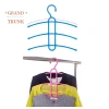 Móc treo quần áo nhựa xương cá 3 lớp - Đa năng, chống trượt, tiết kiệm không gian 2