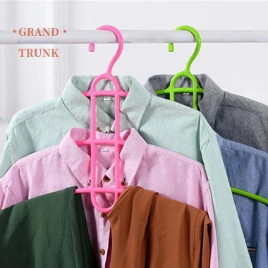 Móc treo quần áo nhựa xương cá 3 lớp - Đa năng, chống trượt, tiết kiệm không gian