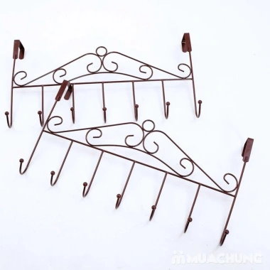 Móc treo quần áo sau cửa đa năng chống gỉ - Tiện lợi, chỉ 38.000đ, phù hợp không gian