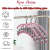 Móc Treo Quần Áo Tiết Kiệm Không Gian – Chống Trượt, Chống Gió, Khóa An Toàn, Thép Siêu Bền, Đa Năng 48.000₫
