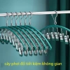 Móc Treo Quần Áo Tiết Kiệm Không Gian – Chống Trượt, Chống Gió, Khóa An Toàn, Thép Siêu Bền, Đa Năng 48.000₫ 7