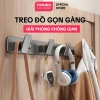 Móc treo quần áo TOSUDO nhôm cao cấp dán tường, chịu lực 60kg, tặng keo dán - 87.000 VND 5