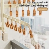 Móc treo quần áo trẻ em 3 tầng - Giá treo tất chắc chắn, bền bỉ, giá chỉ 72.000đ 4