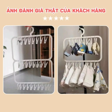 Móc Treo Quần Áo Trẻ Em TRENDY - Móc Trùm Đồ Treo Khăn, Tất, Bao Tay, Bao Chân, Mũ - Giá 61.000₫