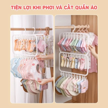 Móc Treo Quần Áo Trẻ Em TRENDY - Móc Trùm Đồ Treo Khăn, Tất, Bao Tay, Bao Chân, Mũ - Giá 61.000₫ 6 Móc Treo Quần Áo Trẻ Em TRENDY - Móc Trùm Đồ Treo Khăn, Tất, Bao Tay, Bao Chân, Mũ - Giá 61.000₫ 6