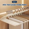 Móc treo quần chống trượt, bọc nhựa dày không nhăn - phù hợp tủ hẹp, giảm 21%