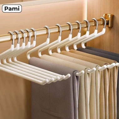 Móc treo quần chống trượt đa năng, thiết kế gọn gàng, tủ áo ngăn nắp 72.000 VND