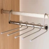 Móc treo quần HOMELYHUB 5/9 lớp tiết kiệm không gian, đa chức năng, giá chỉ 113.609₫ 3