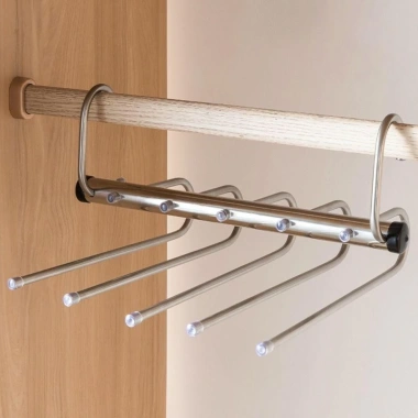 Móc treo quần HOMELYHUB 5/9 lớp tiết kiệm không gian, đa chức năng, giá chỉ 113.609₫ 3