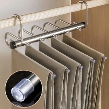 Móc treo quần HOMELYHUB 5/9 lớp tiết kiệm không gian, đa chức năng, giá chỉ 113.609₫ 7
