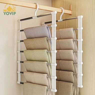 Móc Treo Quần Inox Gập Lại YOVIP - Tiết Kiệm Không Gian, Giá Chỉ 62.100₫
