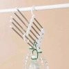 Móc treo quần inox HOMEK 5/9 trong 1 gấp gọn đa năng - Giá chỉ 69.000đ, xếp đồ tủ quần áo tiện lợi 4