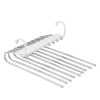 Móc treo quần inox HOMEK 5/9 trong 1 gấp gọn đa năng - Giá chỉ 69.000đ, xếp đồ tủ quần áo tiện lợi 6
