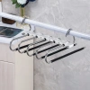 Móc treo quần inox HOMEK 5/9 trong 1 gấp gọn đa năng - Giá chỉ 69.000đ, xếp đồ tủ quần áo tiện lợi 8