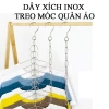 Móc treo quần và khăn inox 5 tầng uốn lượn tiện lợi đa năng tiết kiệm không gian tủ áo 9
