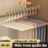 Móc Treo Quần Z Bọc Nhựa Cao Cấp DOMS - Chống Trượt, Chống Nhăn, Giá 53.000đ