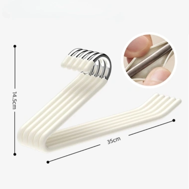 Móc Treo Quần Z Bọc Nhựa Cao Cấp DOMS - Chống Trượt, Chống Nhăn, Giá 53.000đ