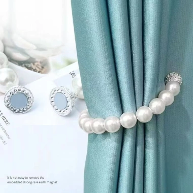 Móc treo rèm ngọc trai sang trọng - Nam châm khóa rèm hiện đại, trang trí nội thất, giảm còn 50.000₫ 8 Móc treo rèm ngọc trai sang trọng - Nam châm khóa rèm hiện đại, trang trí nội thất, giảm còn 50.000₫ 8