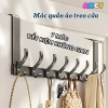 Móc Treo Sau Cửa Không Khoan Đục Thép Không Gỉ - Tiết Kiệm Không Gian Đa Năng