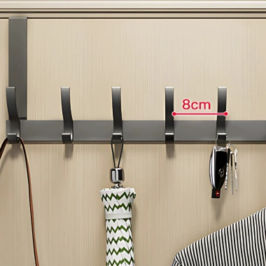 Móc Treo Sau Cửa Không Khoan Đục Thép Không Gỉ - Tiết Kiệm Không Gian Đa Năng 6 Móc Treo Sau Cửa Không Khoan Đục Thép Không Gỉ - Tiết Kiệm Không Gian Đa Năng 6