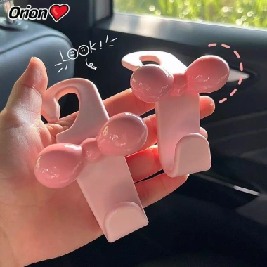 Móc treo sau ghế xe hơi hình nơ đa năng - Phụ kiện nội thất thời trang, chỉ 22.700₫ 4