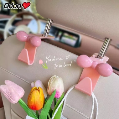 Móc treo sau ghế xe hơi hình nơ đa năng - Phụ kiện nội thất thời trang, chỉ 22.700₫ 5