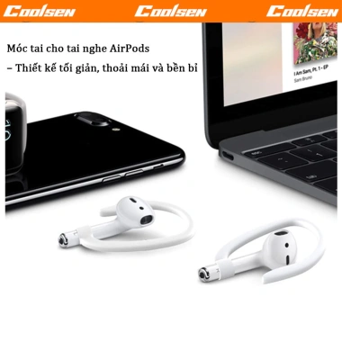Móc treo tai nghe chống rơi cho AirPods Pro 4/3/2/1 và AirPods 2 - tương thích rộng, giá 22.800 VND