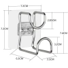 Móc Treo Thau, Chậu Đồ Dùng Nhà Bếp Inox 304 - Đa Năng, Giá 18.000₫ 3