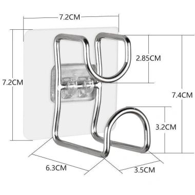 Móc Treo Thau, Chậu Đồ Dùng Nhà Bếp Inox 304 - Đa Năng, Giá 18.000₫ 3