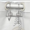 Móc treo thép không gỉ nhẹ, gập lại, chống gỉ, chống thấm - Thiết kế một cực cho ban công, giá 61.490 VND 5