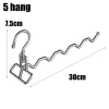 Móc treo thép không gỉ nhẹ, gập lại, chống gỉ, chống thấm - Thiết kế một cực cho ban công, giá 61.490 VND 10