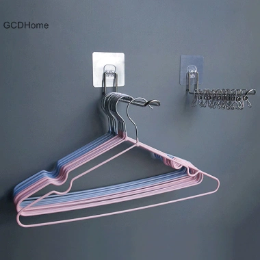 Móc treo tường đa năng Gcdhome - Gập lại, tiết kiệm không gian, chống gió trơn trượt, sắp xếp quần áo HOT 3